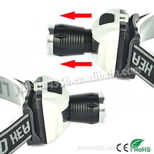 Boruit RJ-0434 Zoom Mini LED Headlamp with Red Light